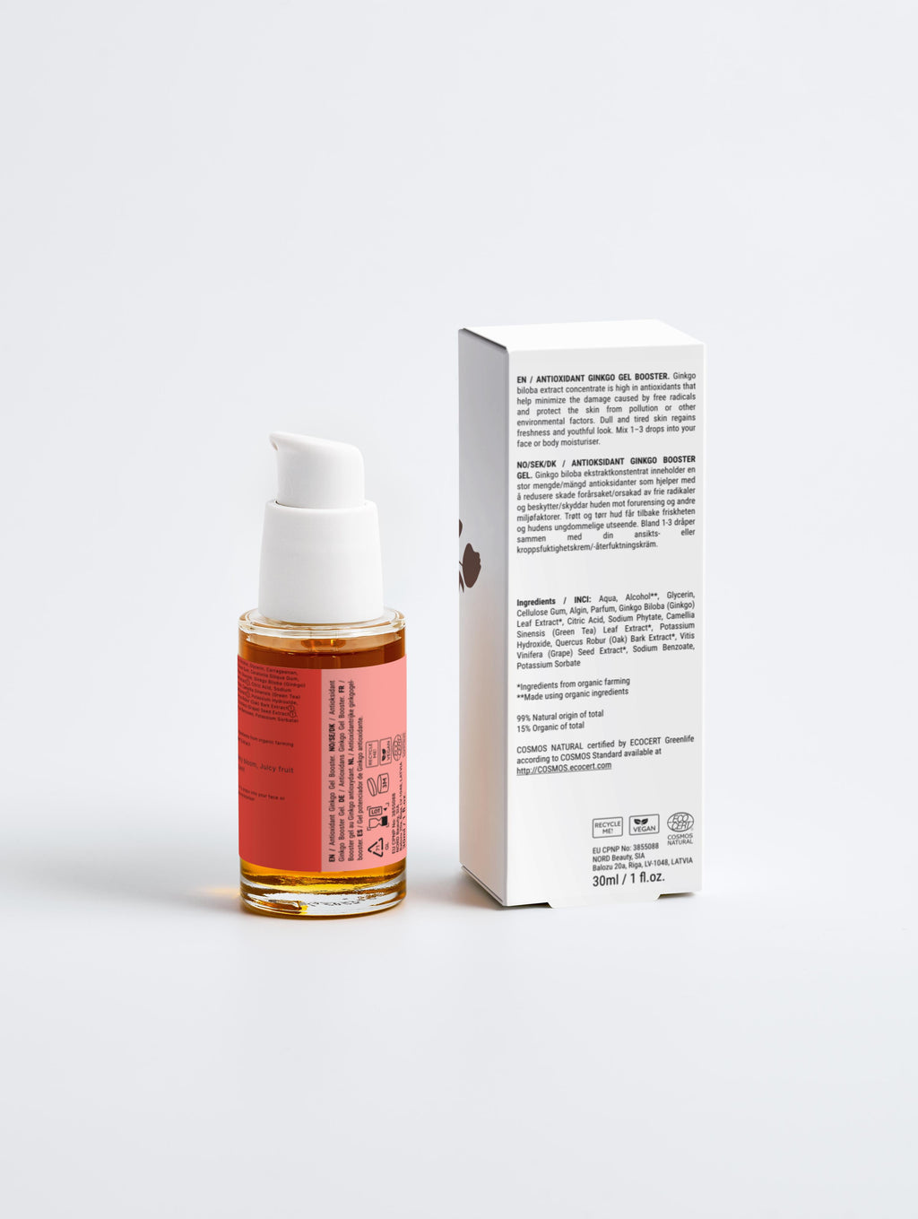 Antioxidant Ginkgo Gel Booster