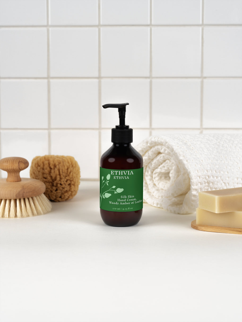 Silk Skin Hand Cream, Woody Amber & Leather